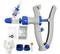 Poultry Injection Gun Syringe Injector, Bottle Automatic Livestock Continuous Syringes for Animal-Vaccine Administration(A-10ml)