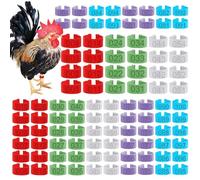 Poultry Leg Bands - Poultry Identification Chicken Leg Bands | Breeding Equipment Numbered Bracelets for Farms Backyard Breeders Research Institutions