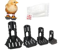 Poultry Leg Splint, Reusable Duck Brace, Alignment Bandages Kit 8.2x8.6cm for Modern Art Professional Home Supplies Daily Repair Kit Modern House Accessory Unit Home Decor Interior Supply Case