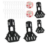 Poultry Leg Splints, 4Pcs 4-Sizes Chicken Leg Support with Self Adhesive Straps, Reusable Chicken Legs Splint for Broken Feet & Curled Toes