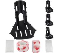 Poultry Leg Support Kit, 4 Sizes Chicken Leg Brace for Broken Foot Holder, Duck Foot Splint, Breathable PETG Splints, Recovery Gear for Goose and Birds