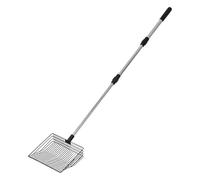 Poultry Manure Word - Metal Rake with Hard Clothes, Stable Cleaning Device, Pet Shovel | Telescopic Handle with a Fine Sieve, Patio for Chicken Garden Cooperative