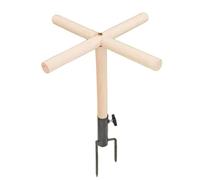 Poultry Perch Toy For Outdoor Use Easy Assembly Wood Stand With Strong Structure Stability Roosting Toy For Backyard Wood Perch Chicken
