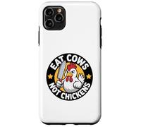 Poultry Propaganda Funny Anti Cow Pro Chicken Vegan Not Case for iPhone 11 Pro Max