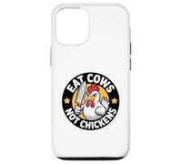 Poultry Propaganda Funny Anti Cow Pro Chicken Vegan Not Case for iPhone 12/12 Pro
