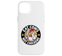 Poultry Propaganda Funny Anti Cow Pro Chicken Vegan Not Case for iPhone 14 Plus