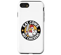 Poultry Propaganda Funny Anti Cow Pro Chicken Vegan Not Case for iPhone SE (2020) / 7/8