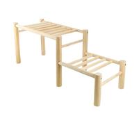 Poultry Resting Rack - Quick Installation Play Stand, Hen Exercise Perching Pole, Henhouse Entertainment Jungle Gym, Durable Feathered Friend Furniture | Outdoor Aviary Fun Structure, Ideal for Chick