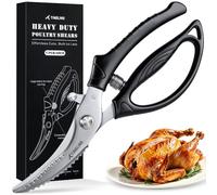 Poultry Shears for Meat Cutting Plys: Heavy Duty Kitchen Scissors - All Purpose Sharp Blade Cooking Food Shear, Home Use Gadgets