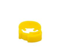 Poultry Tags 30PCS/50PCS Adjustable Chicken Foot Rings 6 Colors Inner Diameter Size 2~2.4cm Poultry Flexible Retractable for Farm(Yellow,50PCS)