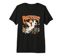 Poultrygeist Rest in Pieces Funny Ghost Chicken Halloweeen Premium T-Shirt