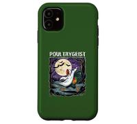 Poultrygeist Rooster Ghost Spooky Night Full Moon Running Case for iPhone 11