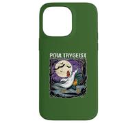 Poultrygeist Rooster Ghost Spooky Night Full Moon Running Case for iPhone 14 Pro Max