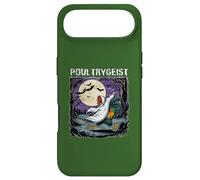 Poultrygeist Rooster Ghost Spooky Night Full Moon Running Case for iPhone Air