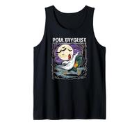 Poultrygeist Rooster Ghost Spooky Night Full Moon Running Tank Top