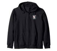 Poultrygeist Rooster Ghost Spooky Night Full Moon Running Zip Hoodie
