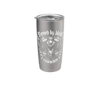 Pound by Blood Biker Engine Skull Graphic Stainless Steel Insulated Tumbler