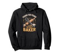 Pound for Pound the Best Baker Baking Cake Pullover Hoodie