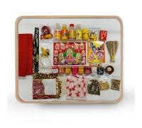 Pound Veg Complete Hindu Pooja Kit, Traditional Worship Set for Ganesh, Diwali, Navratri, Devi Ceremonies