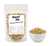 Pound Veg Premium Chopped Mixed Nuts 1kg - Raw Broken Pieces for Baking and Cooking - Natural Non GMO Protein Rich Nut Blend Ideal for Homemade Granola Bars and Cakes