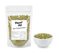 Pound Veg - Raw Pumpkin Seeds 1kg | Whole Pumpkin Seeds to Eat | High Protein | High Fiber |Source of Iron, Non GMO Seeds to Eat, for Breads, Soups, Cereals & Snacks