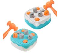 Pounding Hammer Toy - Cake Shape Educational Whack Game Interactive Learning Playset Bright Colors, Motor Skill Training Toy | Preschool Child Early Education Fun Activity Kids Age Three Home