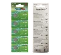 PoundMax 1220 CR1220 5 lithium batteries 3V