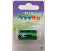 PoundMax Lithium CR-2 (CR17355, CR-2M, DLCR2, KCR2, 6206) Special Battery, 3 V, 1 x Blister Pack of 1
