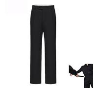 Pounjsd Anti-stab Work Trousers Level 5, Cut-Proof Pants, Outdoor Men Cut-Resistant, Stab-Resistant and Wear-Resistant Protective Pants, Security Trousers for Personal Safety Protection(XL) Black