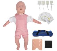 Pounjsd Baby Infant Training Manikin, Cardiopulmonary Resuscitation Human Body Model, Choking First Aid Training, First Aid Training Dummy, Infant CPR Manikin for Training, Resuscitation Manikins