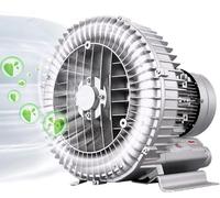 Pounjsd Industrial Aquaculture Pond Fish Tank Vortex Air Blower Pump, 550W/380V High-Pressure Vortex Ring Blower, Commercial Air Pump Blower for Sewage Aeration Aquarium Fish Pond Air Dusting