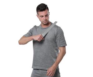 Pounjsd Level 5 Protective stab proof vest, Knife-Proof Clothing, Anti Slash Stab Round Stab Proof, Long Sleeve anti stab vest For Police & Security Staff Metal Manufacturing Knife Production, 2XL