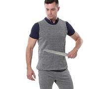 Pounjsd Level 5 stab resistant clothing, Cut Resistant, anti stab vest, bulletproof vest for Safety Work, Tear-Proof, self defense, slash proof, security vests, covert knife proof for women and men
