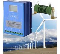 Pounjsd Wind Solar Hybrid Charge Controller,MPPT Booster Regulator for Off Grid Systems, 24V Solar Controller, Wind&Solar Hybrid System, Wind 500+Solar 500W, for Wind Turbine Generator Charger Battery