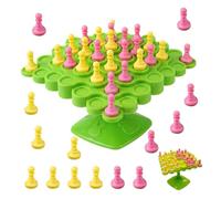 Poupangke Balancing Board Game,Portable 2-4 Players Family Tabletop Puzzle Toy | Two-Player Balanced Tree Board Game,for Kid Boys Girls Birthday Christmas New Year Preschool Kindergarten