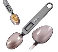 Poupangke Digital Spoon Scale | High Precision Electronic Coin Cell Battery-Powered Adjustable Measuring Spoon Scale | Interchangeable Spoon Heads Detachable Measuring Spoon for Food, Coffee, Spices,