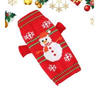 Poupangke Dog Christmas Sweater | Warm Dog Shirts Soft Dog Sweater - Knitted Breathable Dog Cloth Pet Accessories for Kitten & Cats