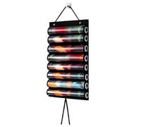 Poupangke Game Mat Storage Case | Card Game Play Storage 8-Mat Bag | Container with Hook, Wall Mount Organization Solution for Living Room Bedroom Camping Travel Study Room