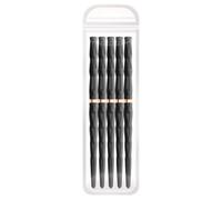 Poupangke Liner Brush for Nails Gel, Fine Tip Liner Brush for Nails - Sizes 7/9/11/15/25mm UV Gel Polish Painting Nail Design Tools for Long Lines, Thin Details, Fine Drawing