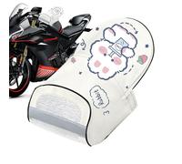 Poupangke Motorcycle Handlebar Muffs | Waterproof Handlebar Grip Sunshade Muffs Cover | Waterproof Windproof Cover Hand Guard for Riding Motorbike Atv Snowmobile
