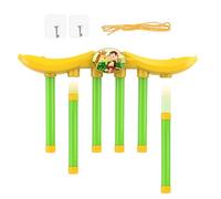 Poupangke Reflex Game Falling Sticks - Drop Sticks Game | 3 Adjustable Speed, with Remote Control, Hand Eye Coordination Training Toy for Home Party Gatherings Adults Kids