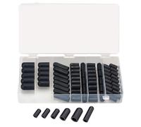 Poupangke Rubber Vacuum Caps Plug Kit - Rubber Caps Hose End Caps | Rubber End Caps Vacuum Caps Set for Carburetor Manifold Automotive