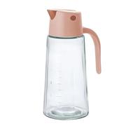 Poupangke Vinegar Dispenser Bottle, Leakproof Kitchen Oil Dispenser Bottle,Large Kitchen Oil Dispenser Automatic Opening And Closing With Lid And Handle For Vegetable Oil