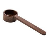 Poupangke Wooden Measuring Spoons, Brown Walnut Wood, 1 Count, 8g & 10g, Perfect for Coffee, Tea, Sugar & More