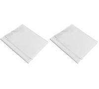 Poupy 1.611,6 Cruz Waterproof Mattress Protector, White, 60 x 90 cm (Pack of 2)