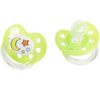Poupy 126/2.6 Anatomical Silicone Dummy, 2 Pieces, Assorted Colours