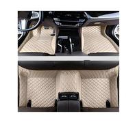 Pour A5 2 Portes 2017 2018 2019 Tapis De Sol De Voiture En Cuir Coussinets De Pied Intérieurs Tapis De Sol Imperméables Tapis(Beige)