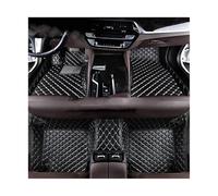 Pour A5 2 Portes 2017 2018 2019 Tapis De Sol Voiture En Cuir Coussinets Pied Intérieurs Imperméables(Black beige)