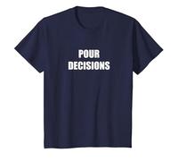 Pour Decisions T-Shirt, Kids, Navy, 6 Years