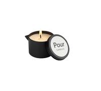 Pour - Lavender Massage Candle - Aromatherapy Soy Wax with Shea Butter & Jojoba - 2oz Tin - Gift for Her/Self-Care
